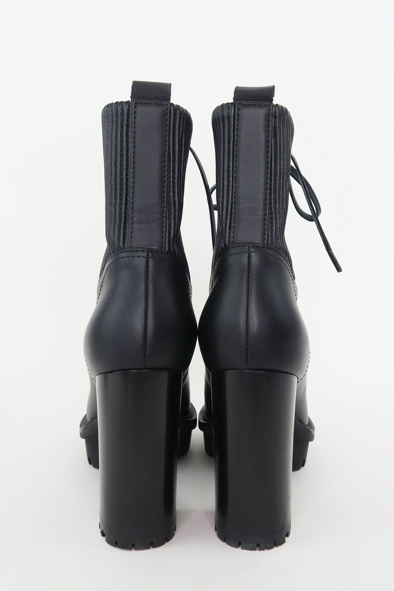 Gianvito Rossi Leather Combat Boots sz 36