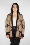 Gucci Reversible GG Mohair Wool Cardigan sz XS
