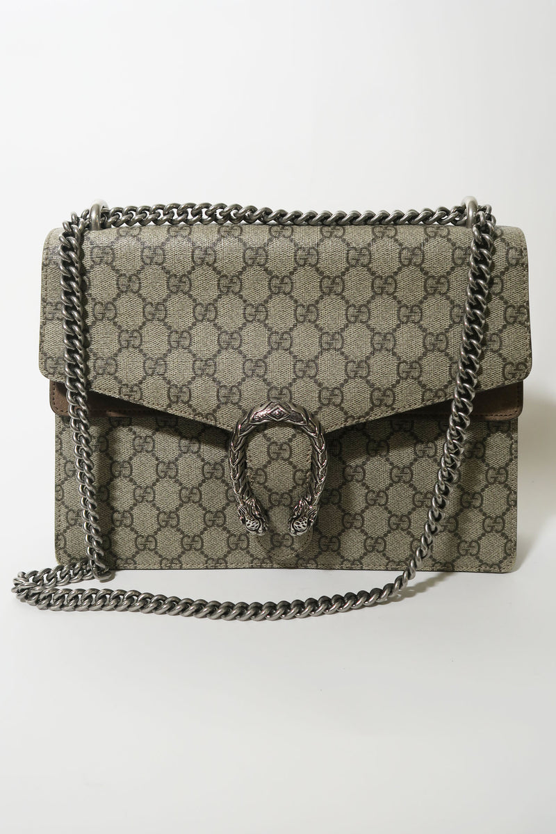 Gucci GG Supreme Medium Dionysus Shoulder Bag