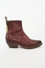 Golden Goose Leather Western Boots sz 37