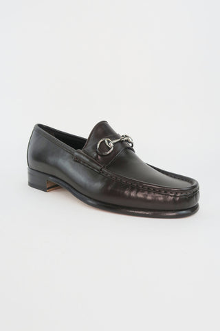 Gucci Horsebit Accent Loafers sz 8 - Designer Loafers at The Find Luxury Resale - Vancouver, Canada