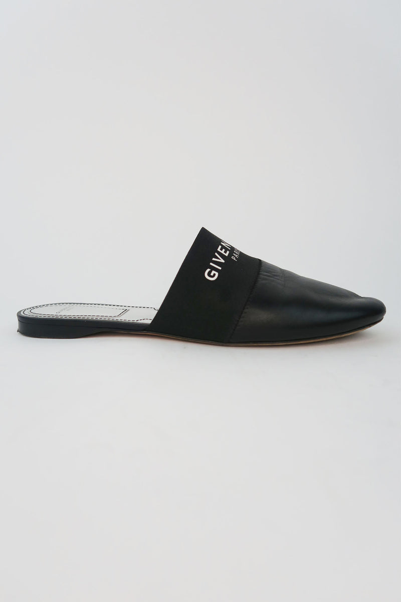 Givenchy Leather Printed Mules sz 40