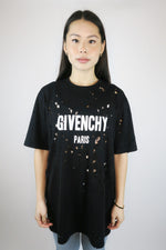 Givenchy Graphic Print Crew Neck T-Shirt sz XS