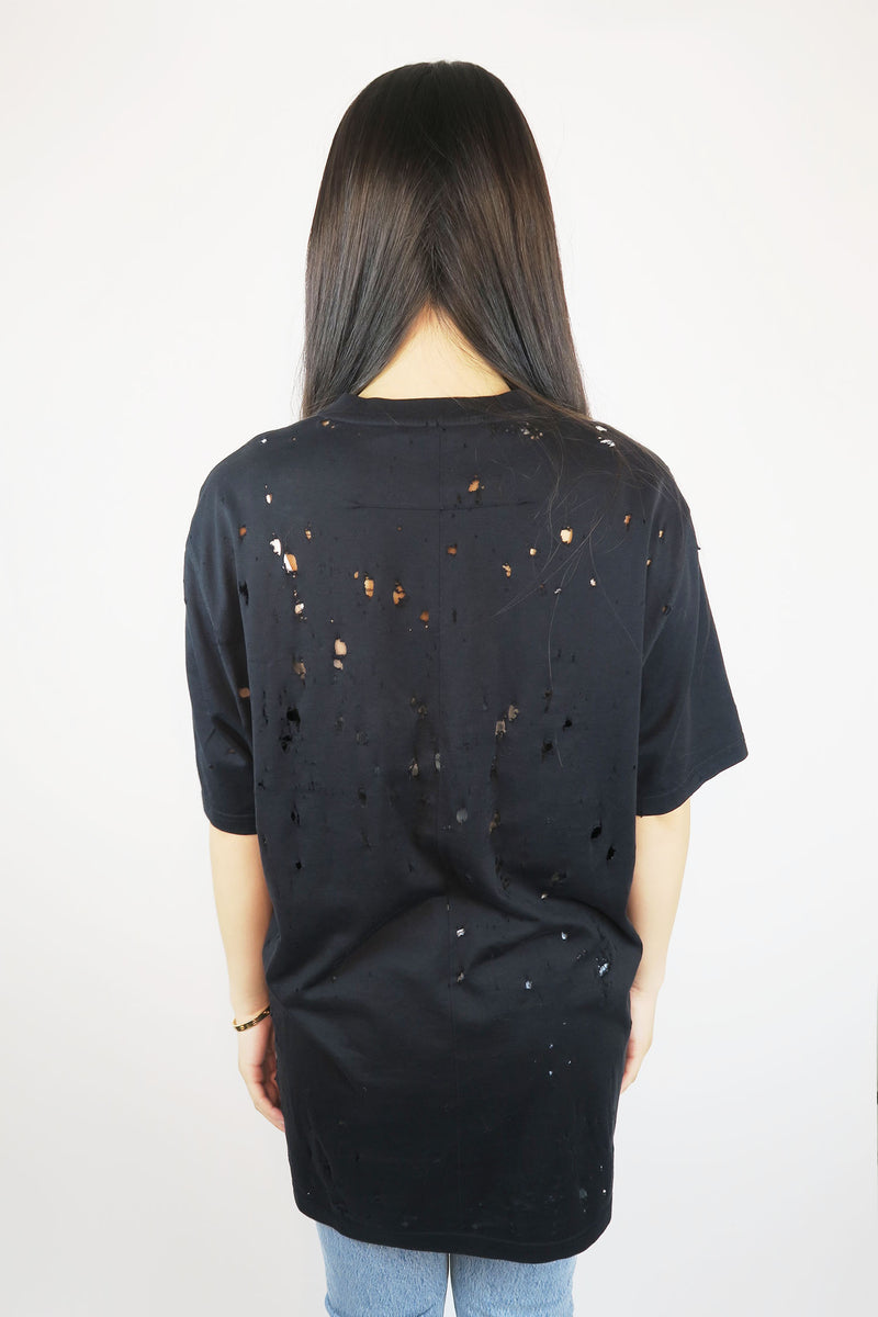 Givenchy Graphic Print Crew Neck T-Shirt sz XS