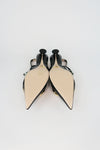 Gucci Horsebit Accent Patent Leather Slingback Pumps sz 37.5