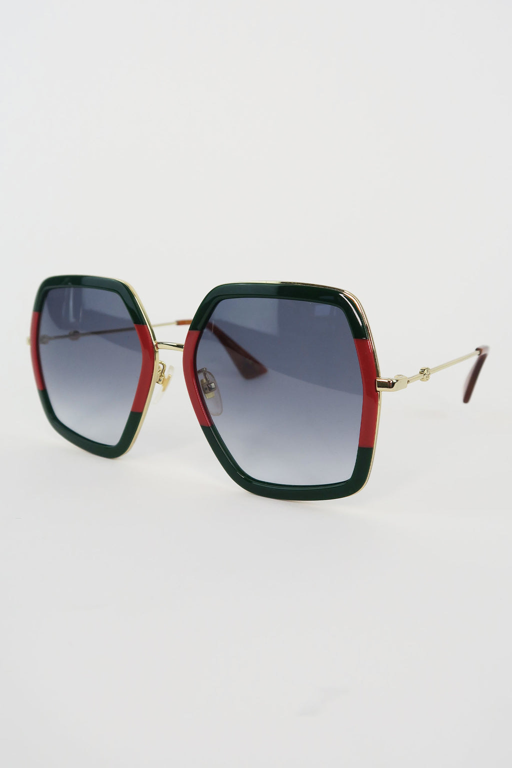 Gucci Web Accent Oversize Sunglasses