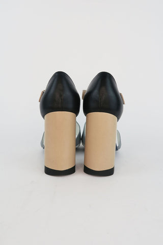 Jil Sander Colourblock Sandals sz 37 - Designer Pumps at The Find Luxury Resale - Vancouver, Canada