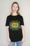 Gucci Distressed Logo T-Shirt sz XS