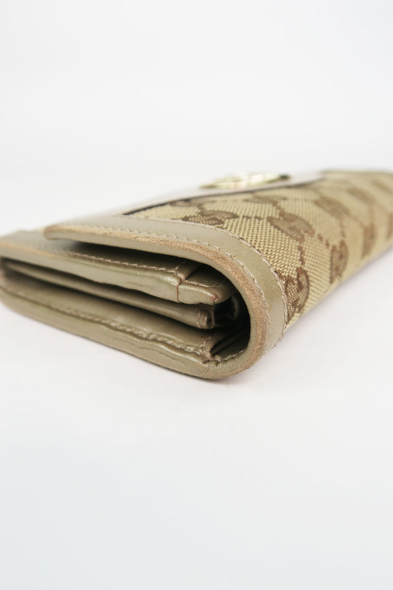 Gucci GG Canvas Continental Wallet