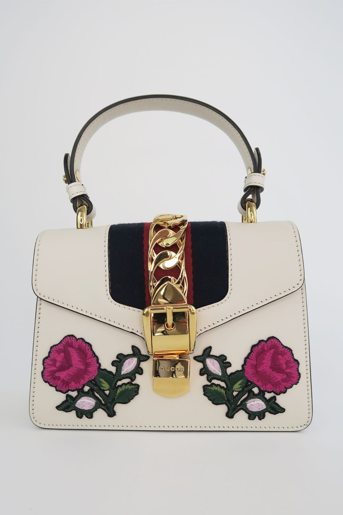 Gucci Mini Sylvie Top Handle Bag