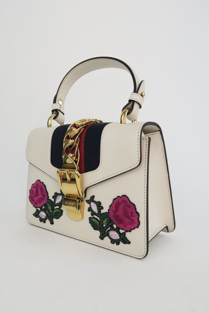 Gucci Mini Sylvie Top Handle Bag