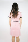 Gucci Pink Viscose Jersey Dress With Crystals