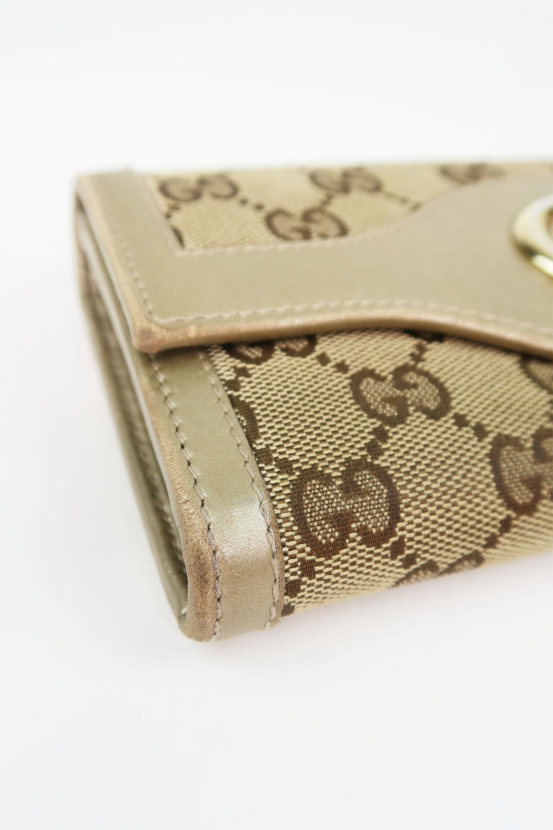 Gucci GG Canvas Continental Wallet
