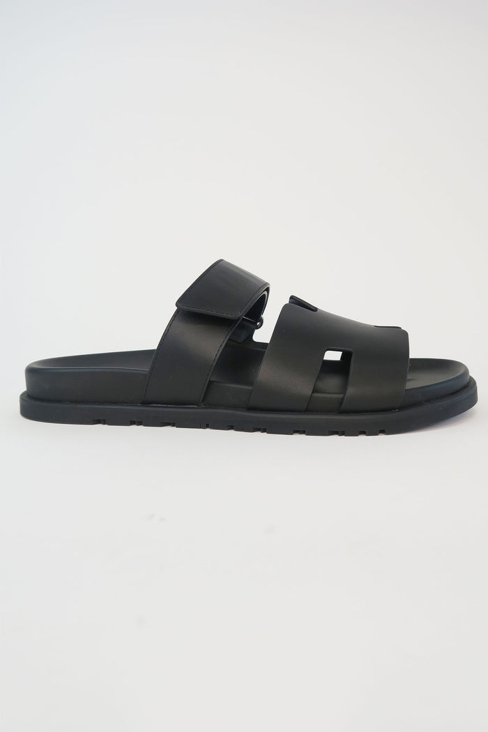 Hermès Chypre Leather Slides sz 42