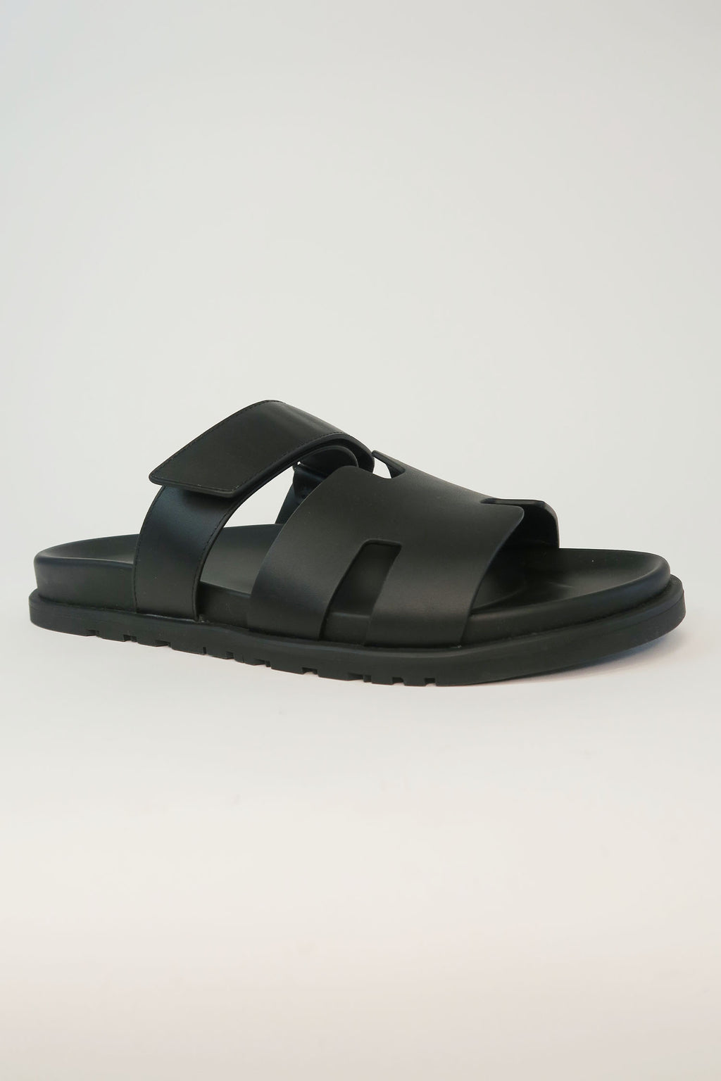 Hermès Chypre Leather Slides sz 42
