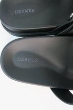 Hermès Chypre Leather Slides sz 42