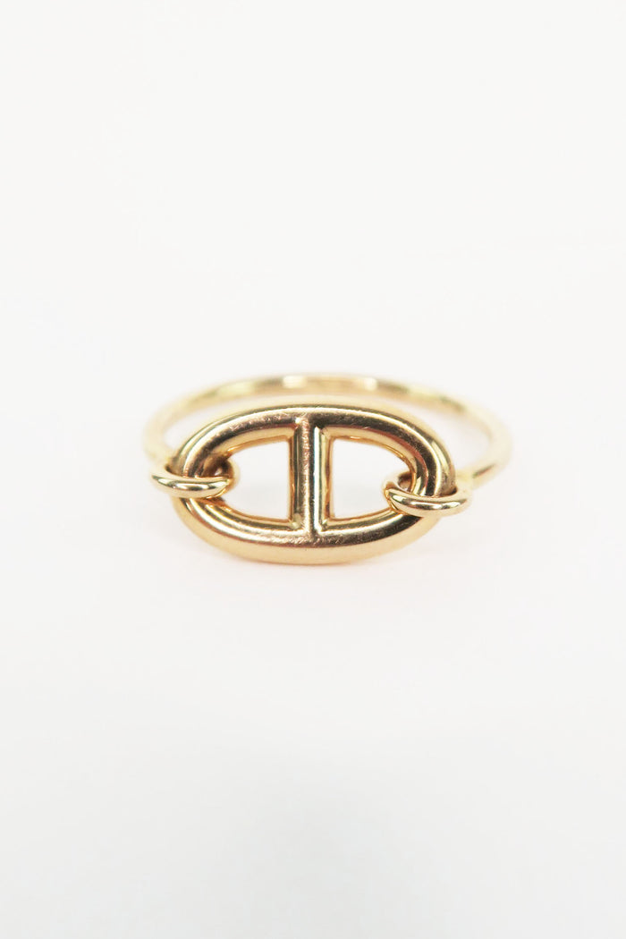 Hermès 18K Gold Ronde Ring