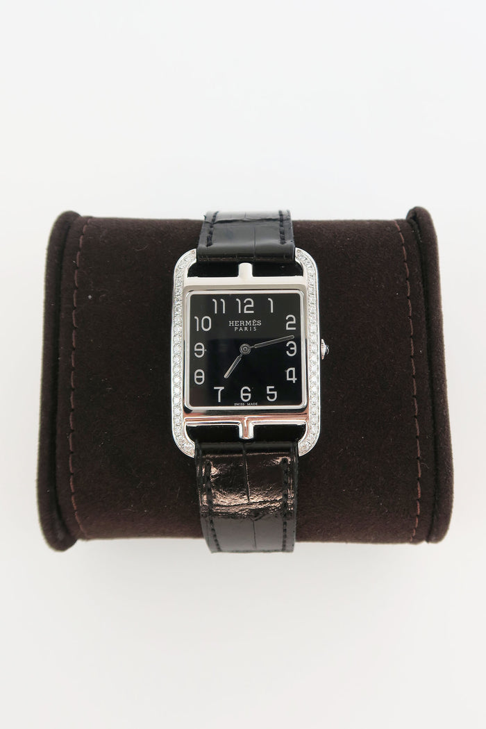 Hermès Cape Cod Watch w/ Alligator Strap