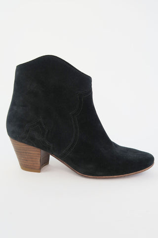 Isabel Marant Suede Western Boots sz 37 - Designer Boots at The Find Luxury Resale - Vancouver, Canada