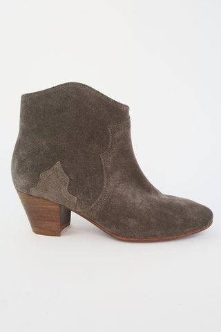 Isabel Marant Suede Western Boots sz 37 - Designer Boots at The Find Luxury Resale - Vancouver, Canada