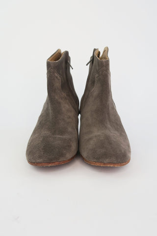 Isabel Marant Suede Western Boots sz 37 - Designer Boots at The Find Luxury Resale - Vancouver, Canada