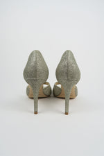 Jimmy Choo Gold Glitter Pumps  sz 37