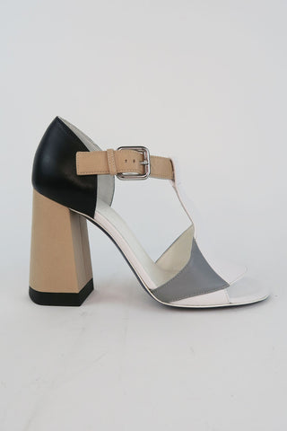 Jil Sander Colourblock Sandals sz 37 - Designer Pumps at The Find Luxury Resale - Vancouver, Canada