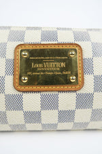 Louis Vuitton Damier Azur Eva Clutch w/ Strap