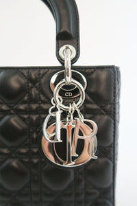 Christian Dior Small My Lady Dior Lucky Badges Bag w/ Strap