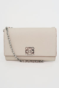 Loewe Anagram Compact Wallet w. Chain