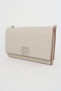 Loewe Anagram Compact Wallet w. Chain