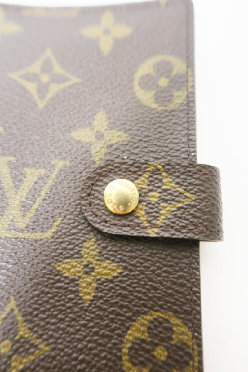 Louis Vuitton Monogram Small Ring Agenda Cover