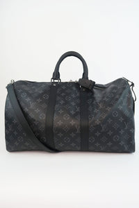 Louis Vuitton Monogram Eclipse Keepall Bandoulière 45