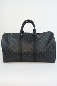 Louis Vuitton Monogram Eclipse Keepall Bandoulière 45