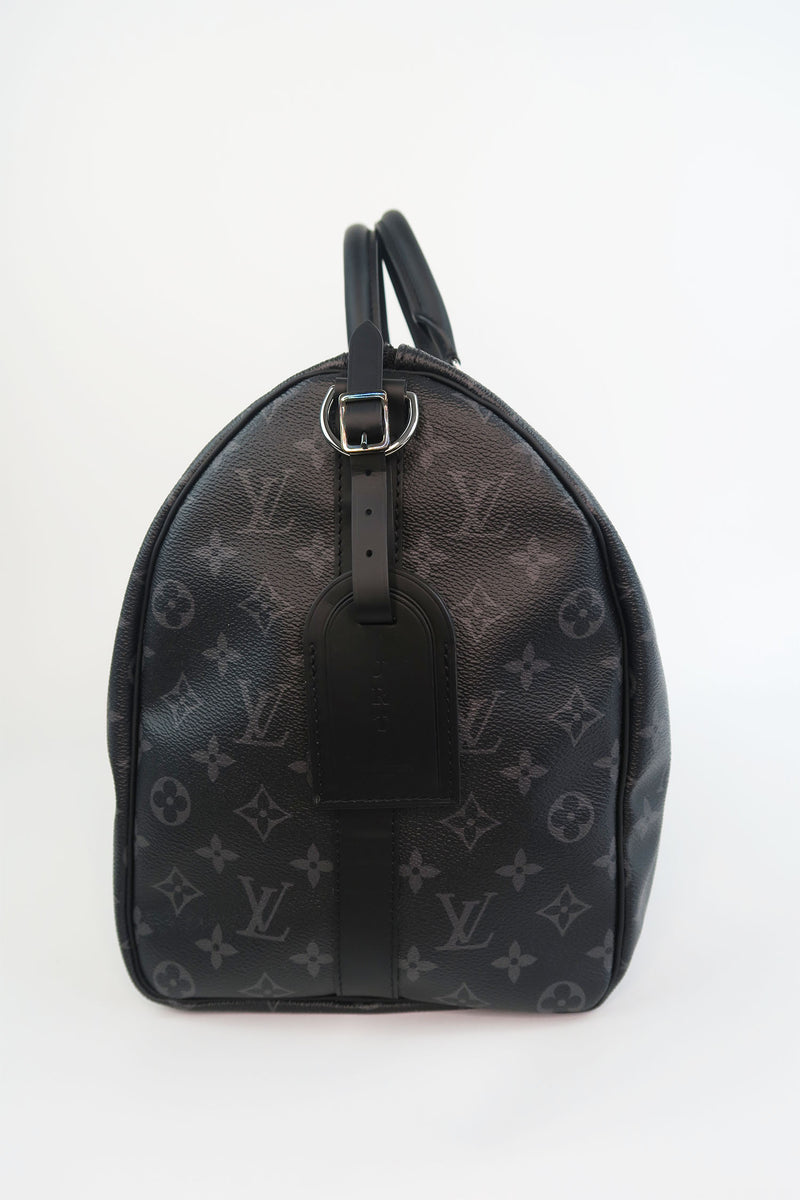 Louis Vuitton Monogram Eclipse Keepall Bandoulière 45