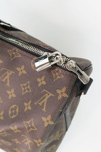 Louis Vuitton Monogram Macassar Keepall Bandouliere 45