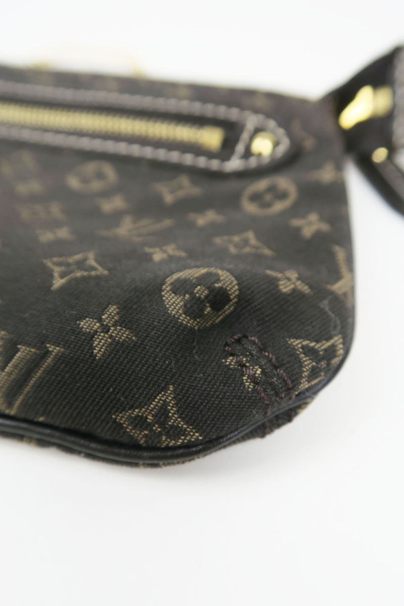 Louis Vuitton Monogram Mini Lin Pochette Black Cotton Cloth ref.107227 -  Joli Closet
