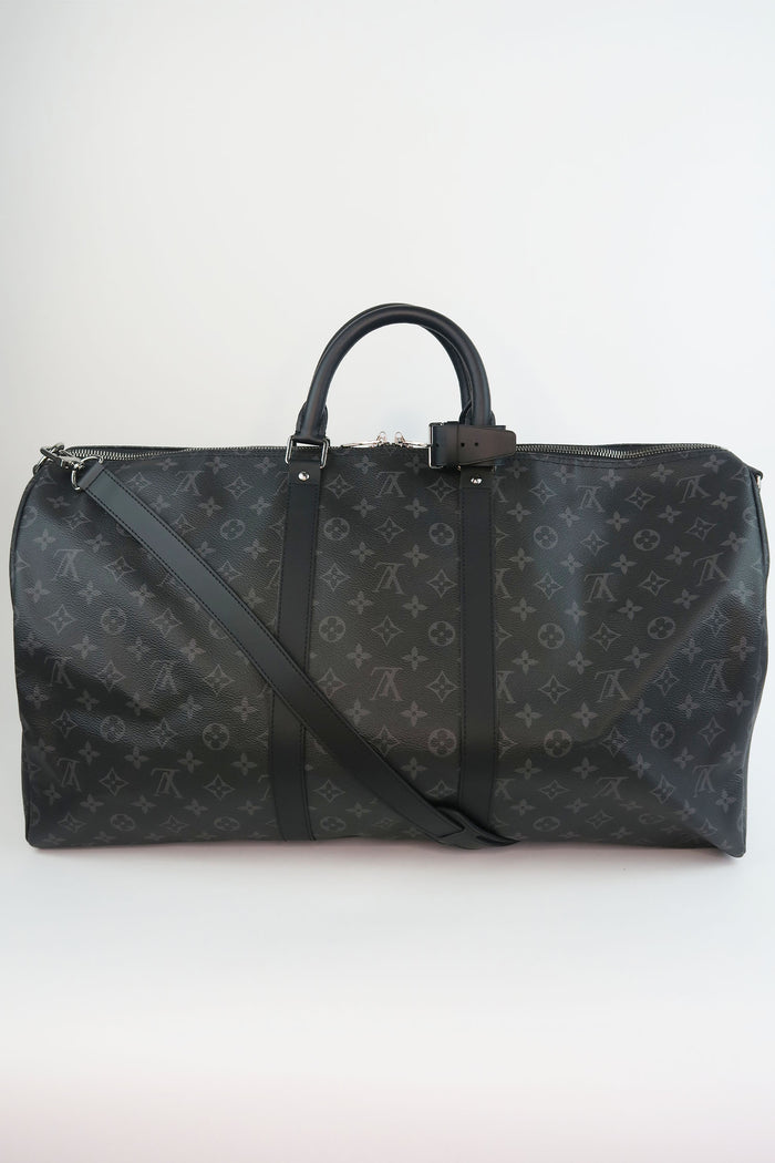 Louis Vuitton Monogram Eclipse Keepall Bandoulière 55