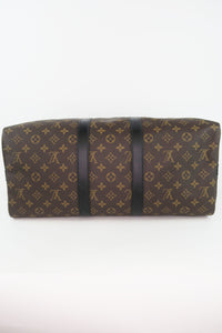 Louis Vuitton Monogram Macassar Keepall Bandouliere 45