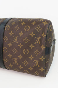 Louis Vuitton Monogram Macassar Keepall Bandouliere 45