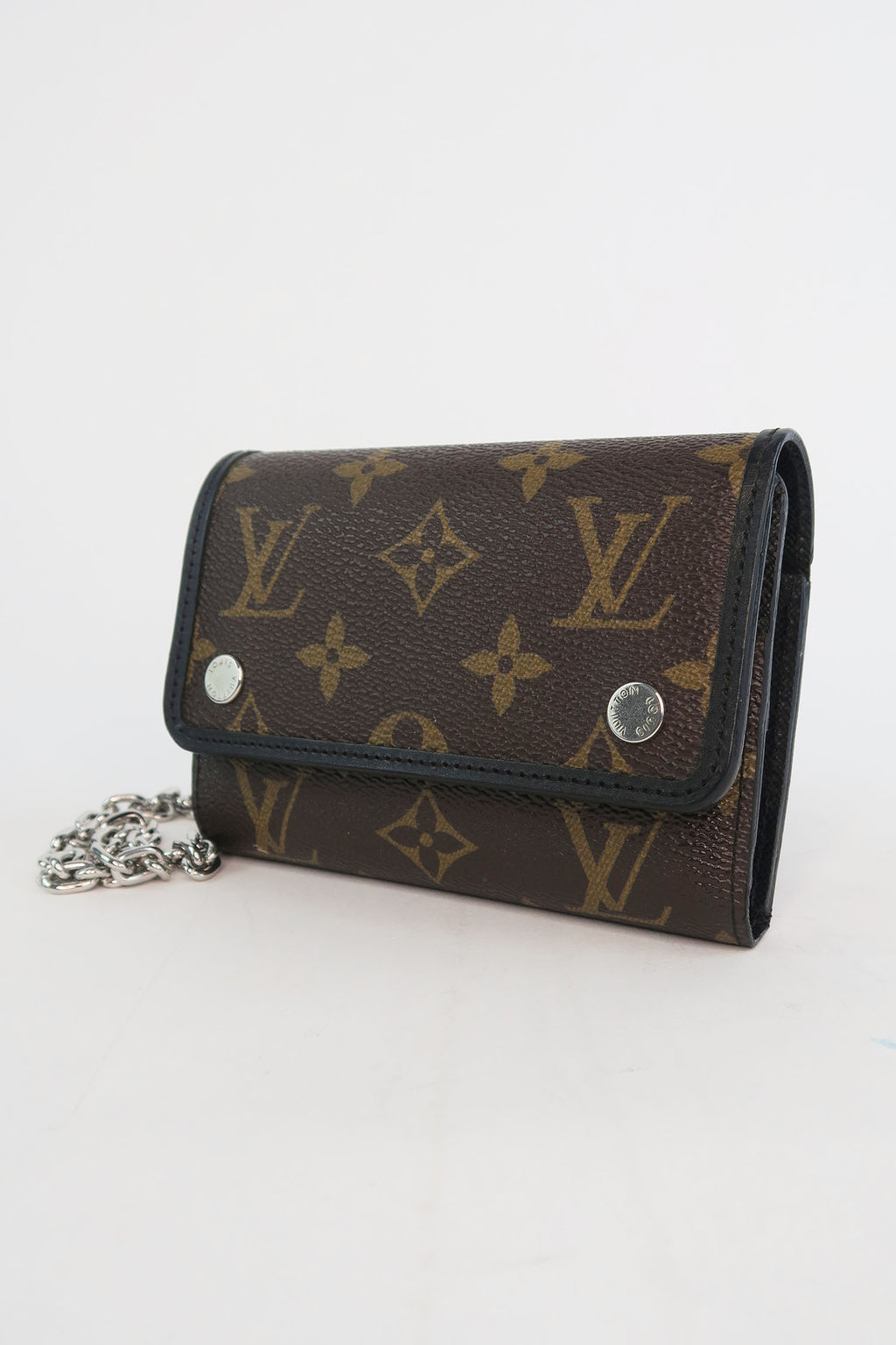 Louis Vuitton Macassar Compact Chain Wallet