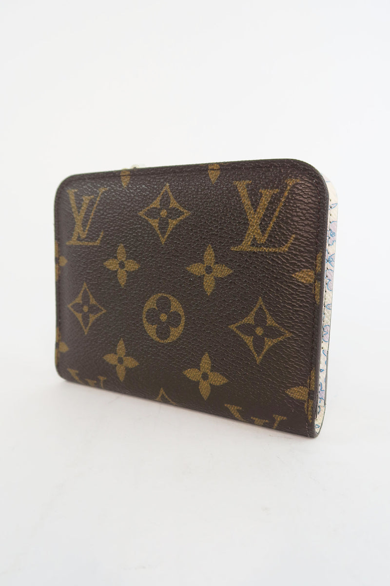 Louis Vuitton Monogram Fleuri Insolite PM Wallet Rose