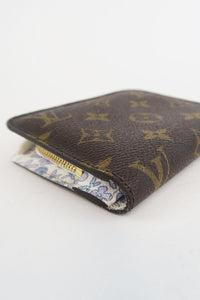 Louis Vuitton Monogram Fleuri Insolite PM Wallet Rose