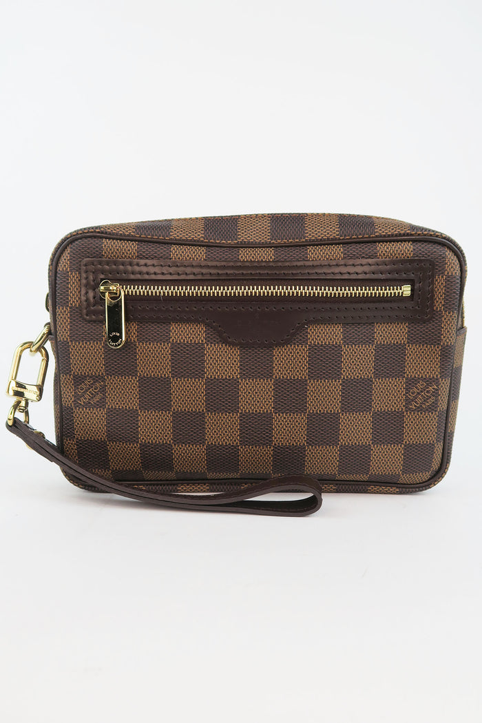 Louis Vuitton Damier Ebene Pochette Macao Wristlet