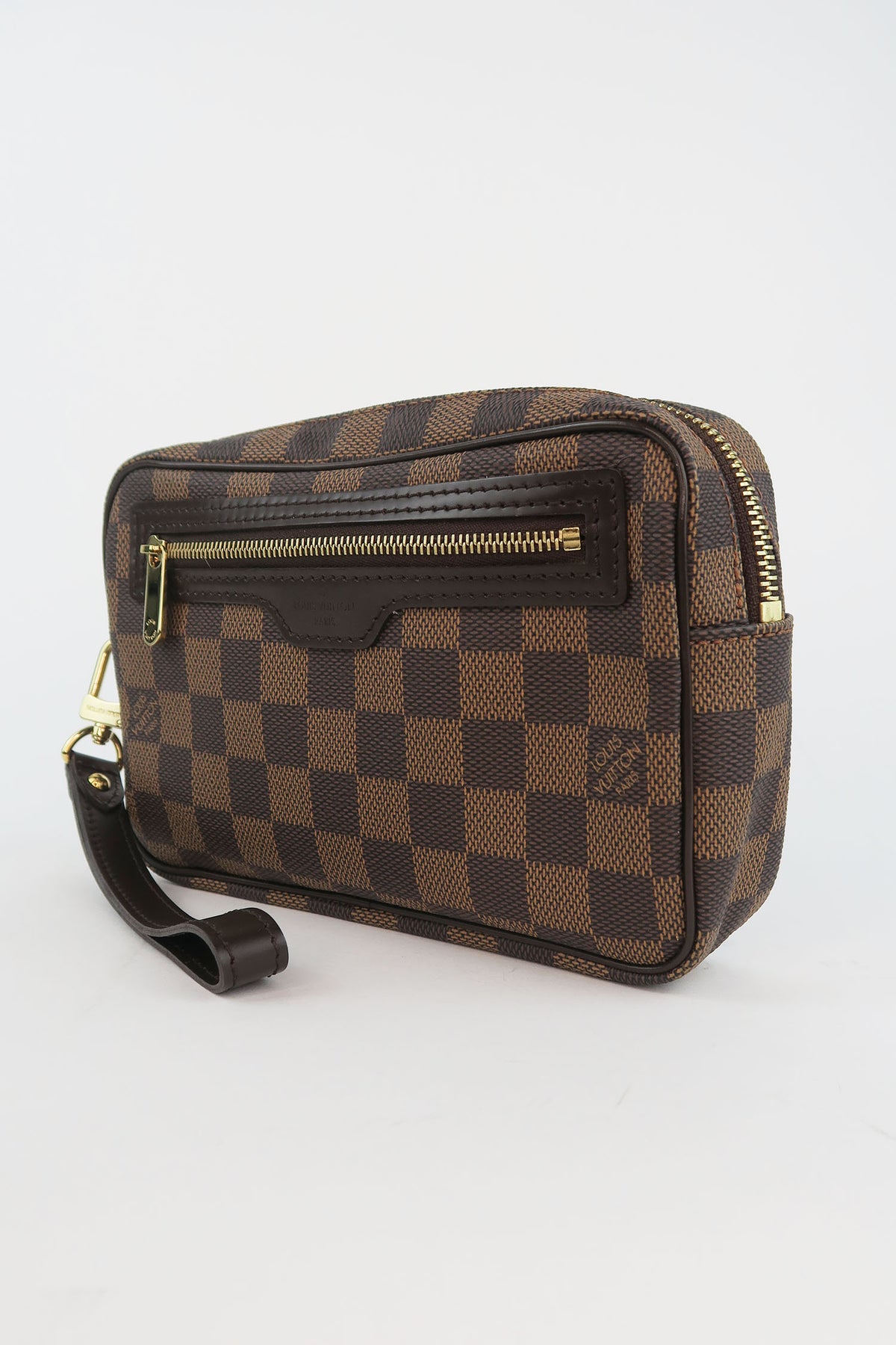 Louis Vuitton Damier Ebene Pochette Macao Wristlet