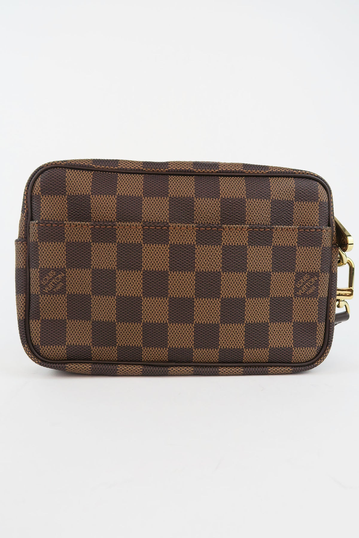 Louis Vuitton Damier Ebene Pochette Macao Wristlet