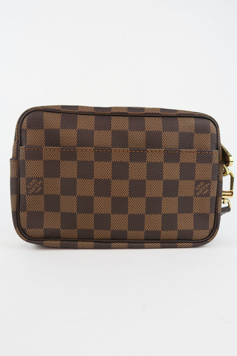 Louis Vuitton Damier Ebene Pochette Macao Wristlet