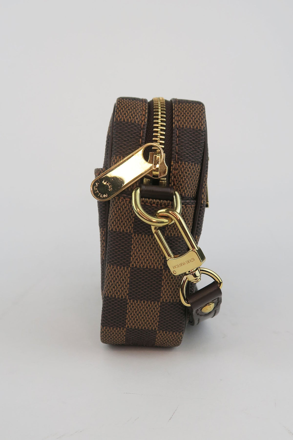 Louis Vuitton Damier Ebene Pochette Macao Wristlet