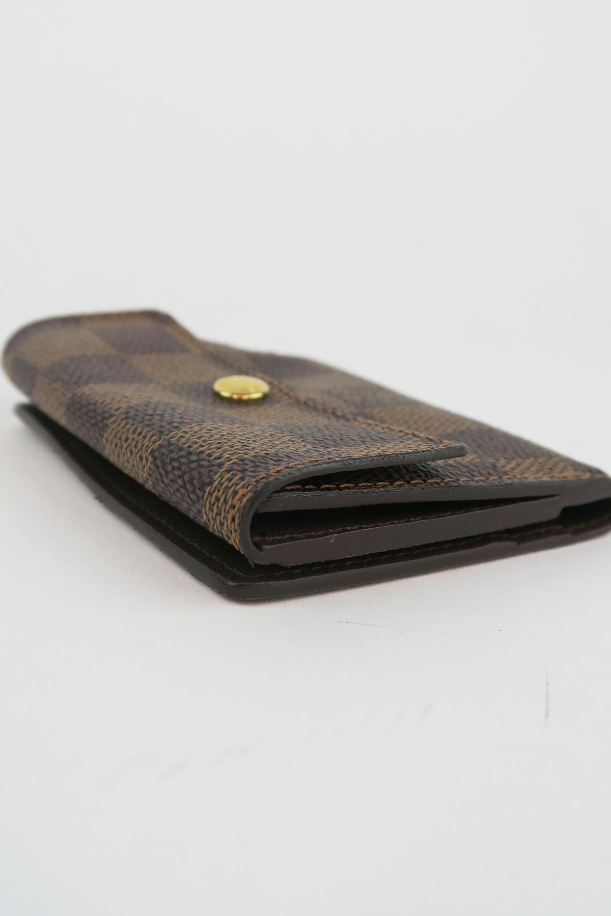 Louis Vuitton Damier Ebene Pattern Compact Wallet