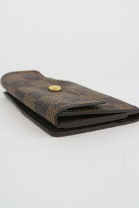 Louis Vuitton Damier Ebene Pattern Compact Wallet